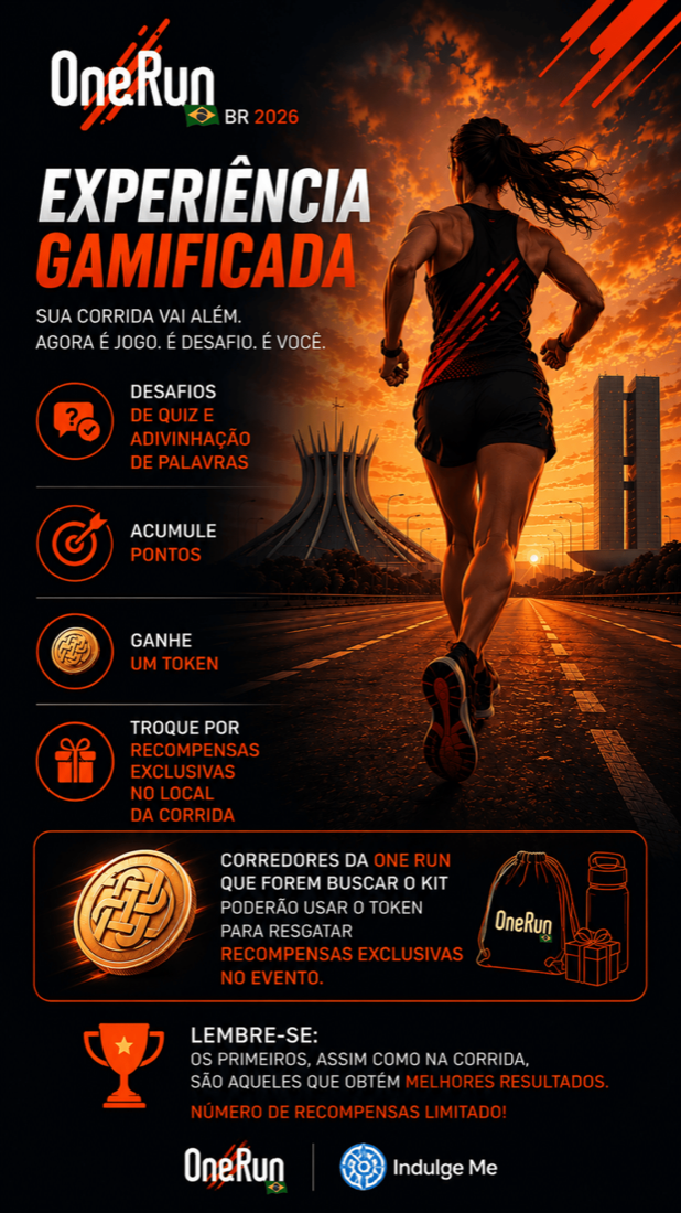 Complete mobile artwork for the One Run experience in Brazil