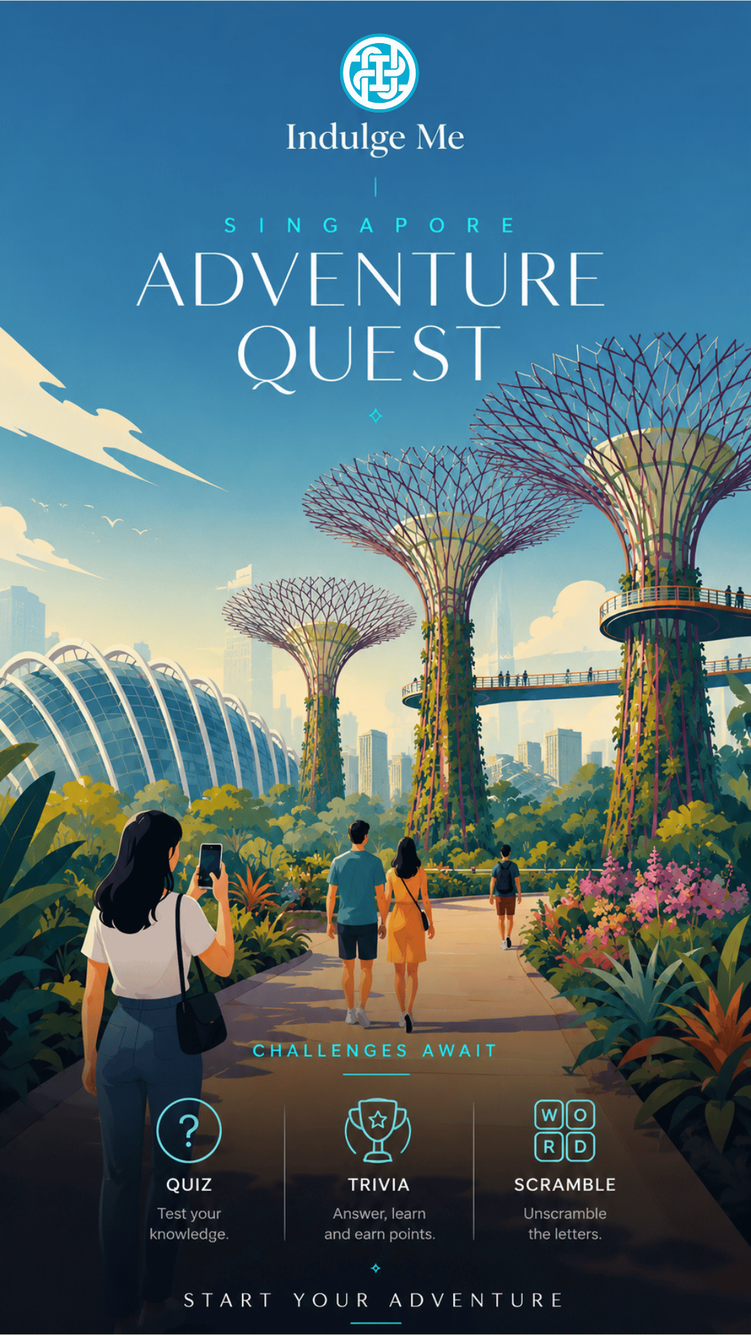 Singapore Adventure Quest opening screen